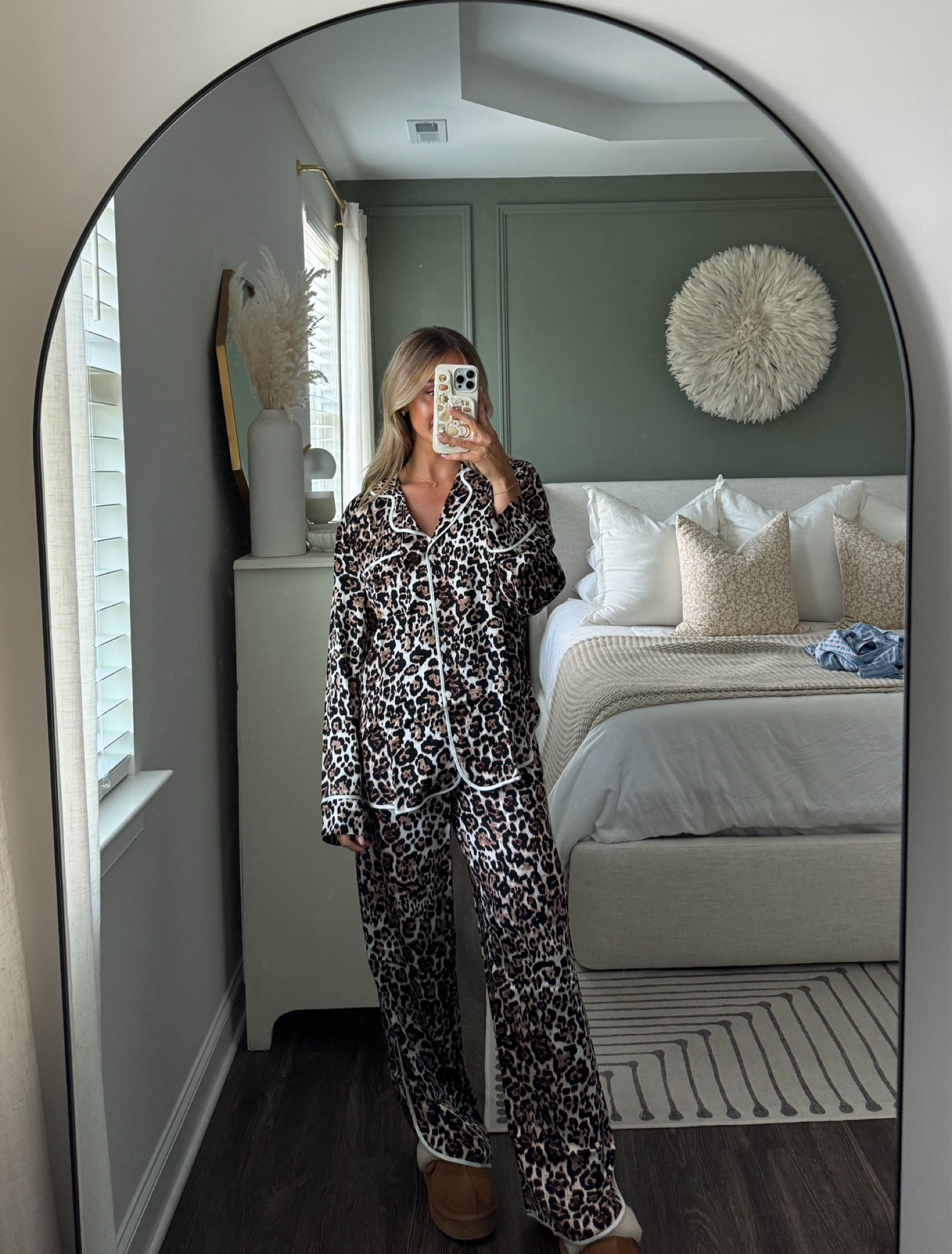 Aerie pj set
Wearing a M top & S bottoms! 

#LTKFindsUnder100 #LTKSeasonal