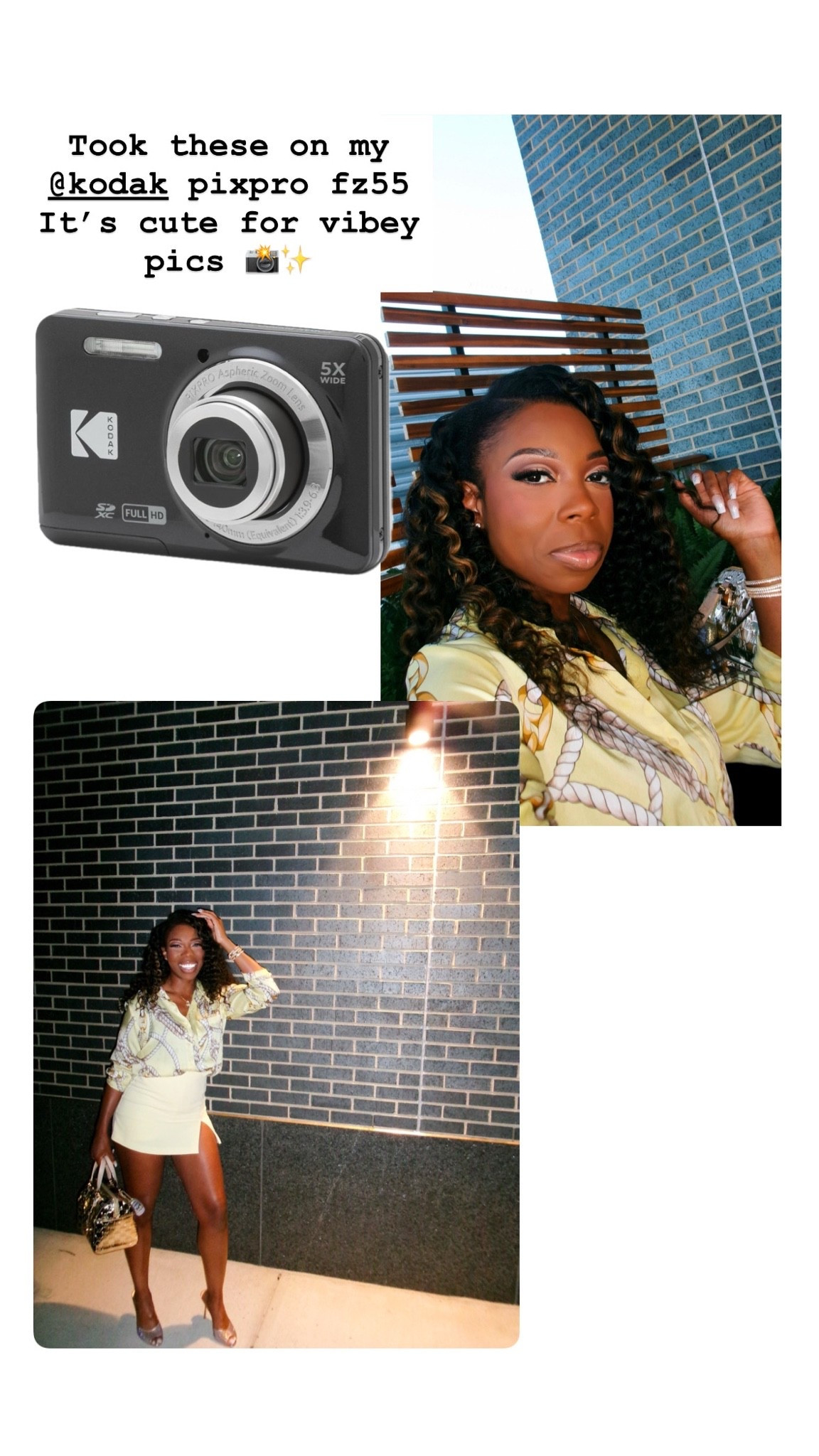 I wanted a cute little digital camera so I could take vibey pics on the go, so I grabbed the Kodak PixPro FZ55 on Amazon 📸✨

It’s super easy to use, and fits perfectly in my purse. The top photo I took in the beauty filter mods, and the bottom photo I took on auto. ￼

#LTKdayinmylife