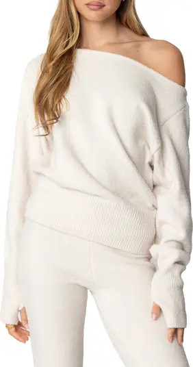 Asymmetric Off the Shoulder Long Sleeve Top | Nordstrom