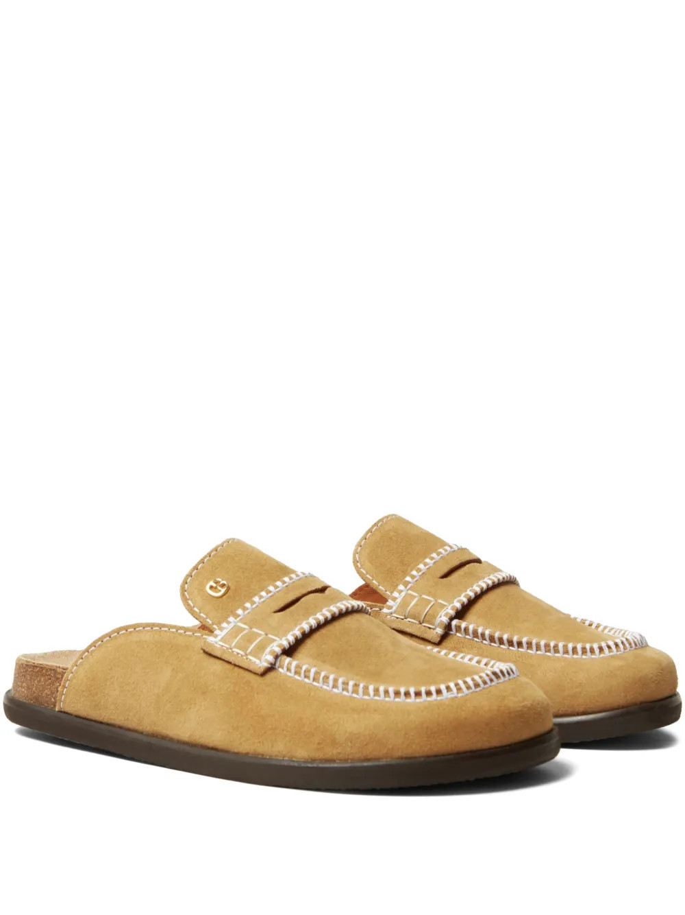 Claudie Pierlot suede mules - Yellow | Farfetch Global