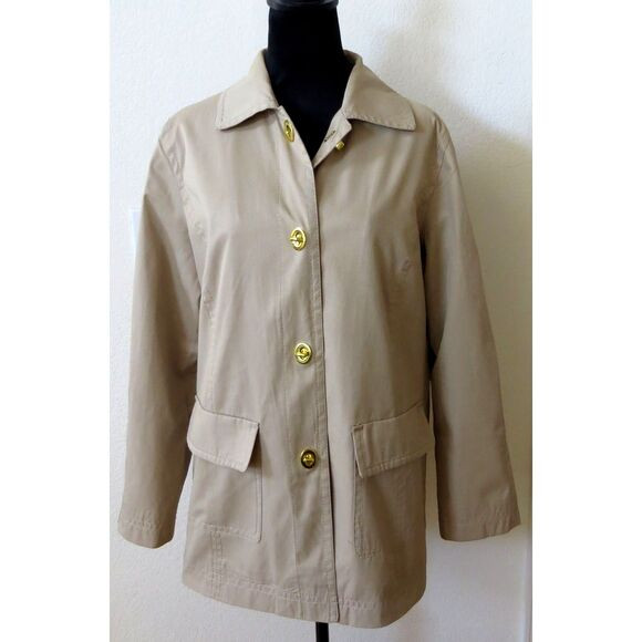 Isaac Mizrahi Live Khaki Jacket/Raincoat  Small  EUC | Poshmark