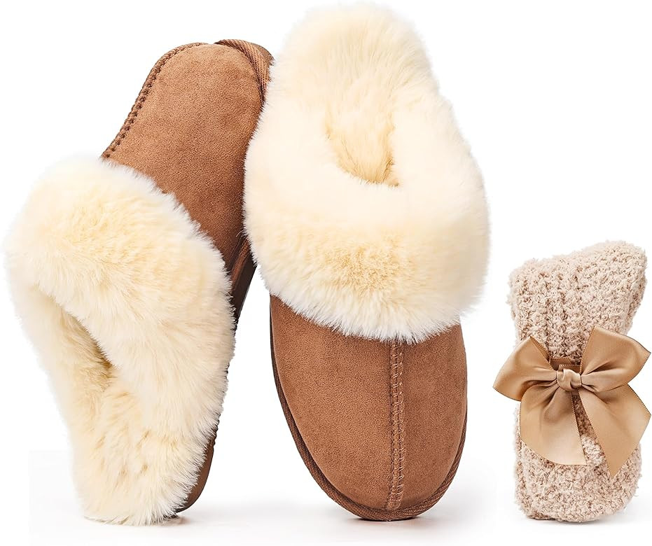 HHUQ Slippers and Socks Gifts for Women,Christmas Birthday Valentine's Day Gift Baskets for Women... | Amazon (US)