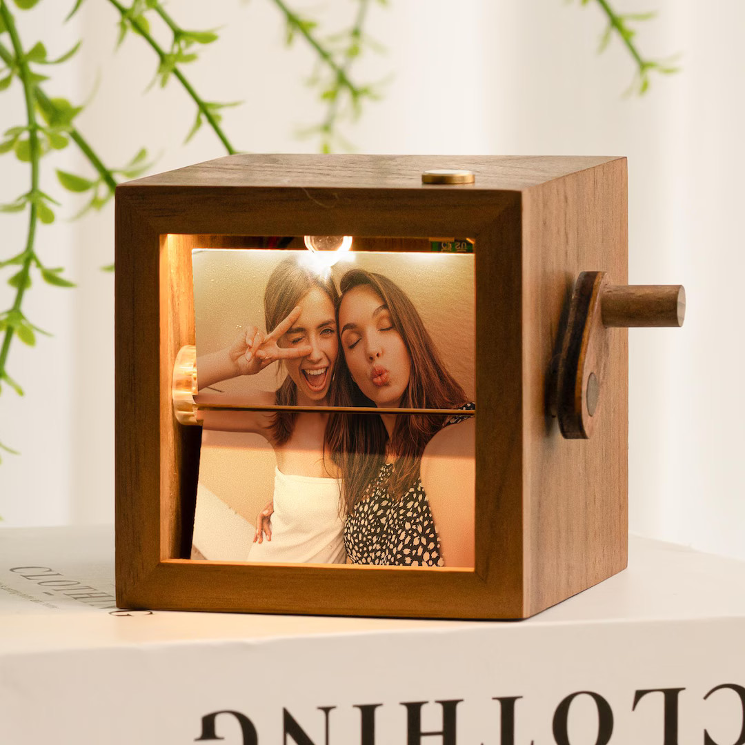 Friend Photo Flipbook Frame, Bestie Personalized Photo Box With Light, Picture Box Friendship Gif... | Etsy (US)