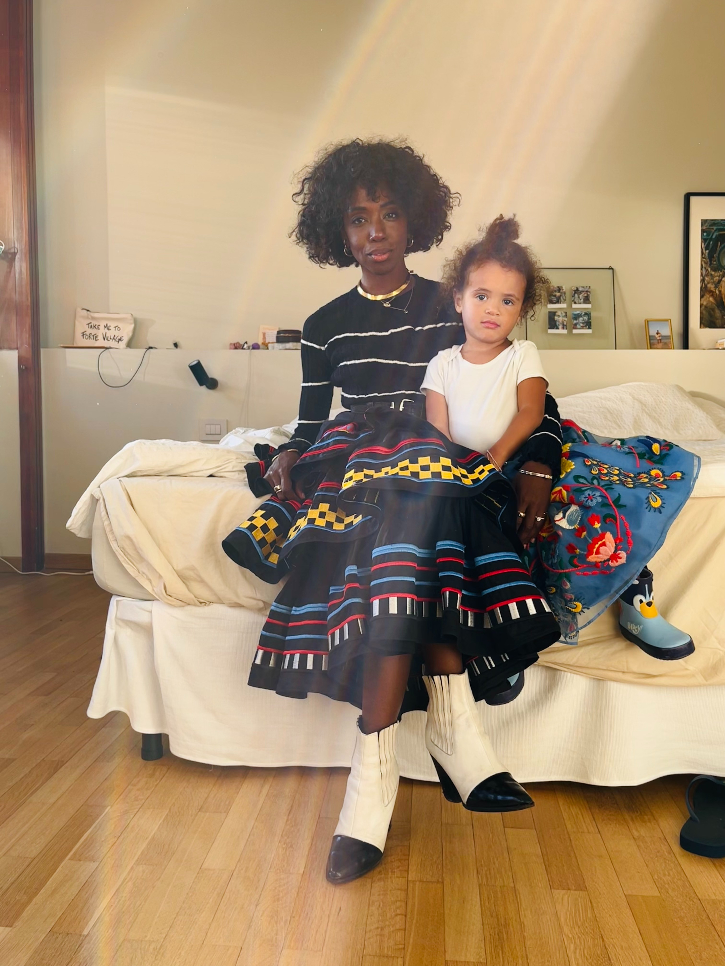 Mommy and me Milan Fashion Week in Stella Jean 

 #LTKStyleTip #LTKKids #LTKFamily