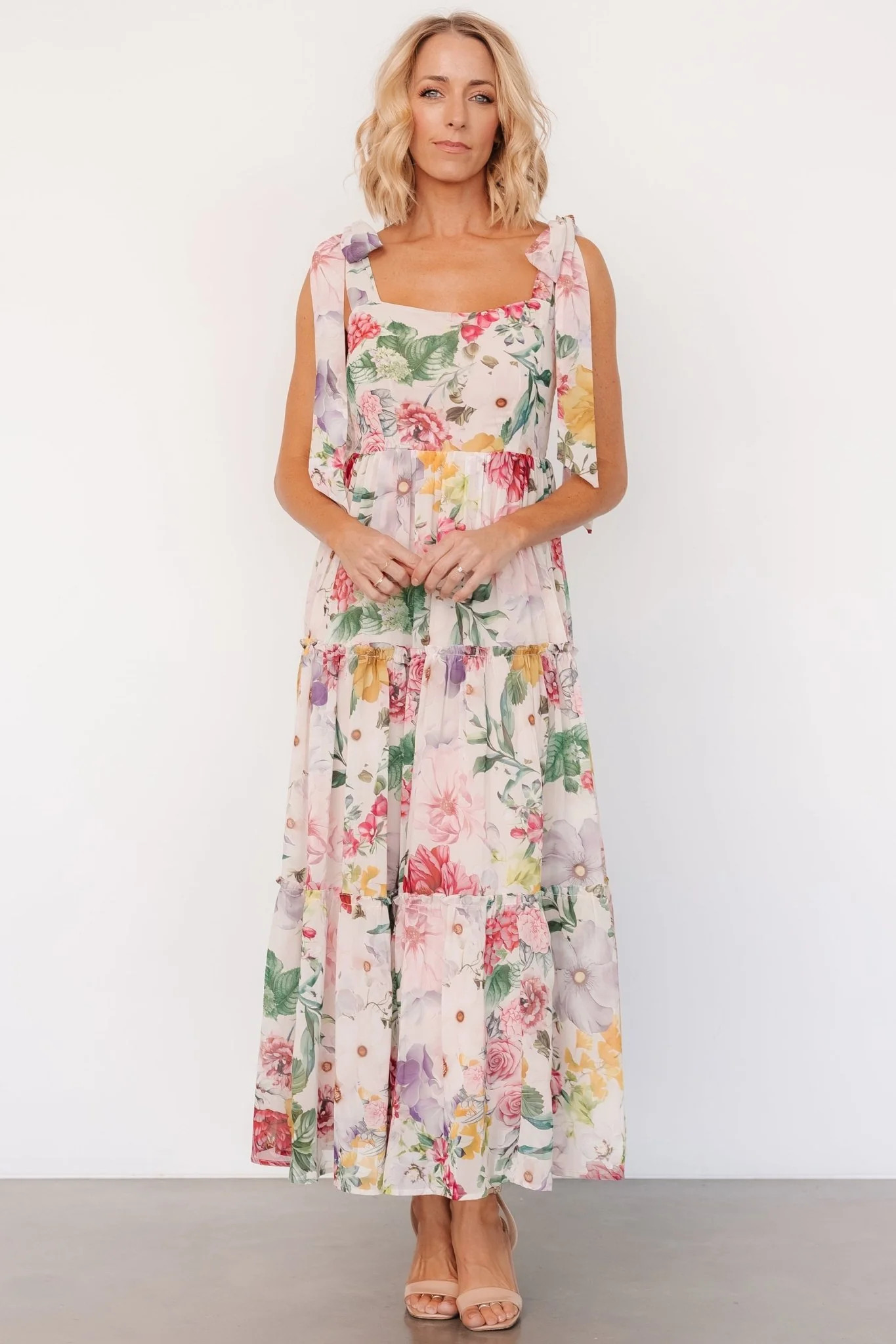 Anita Maxi Dress | Blush Multi Floral | Baltic Born