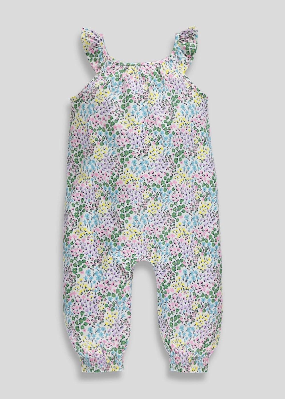 Girls Floral Jumpsuit (9mths-6yrs) – Green | Matalan UK