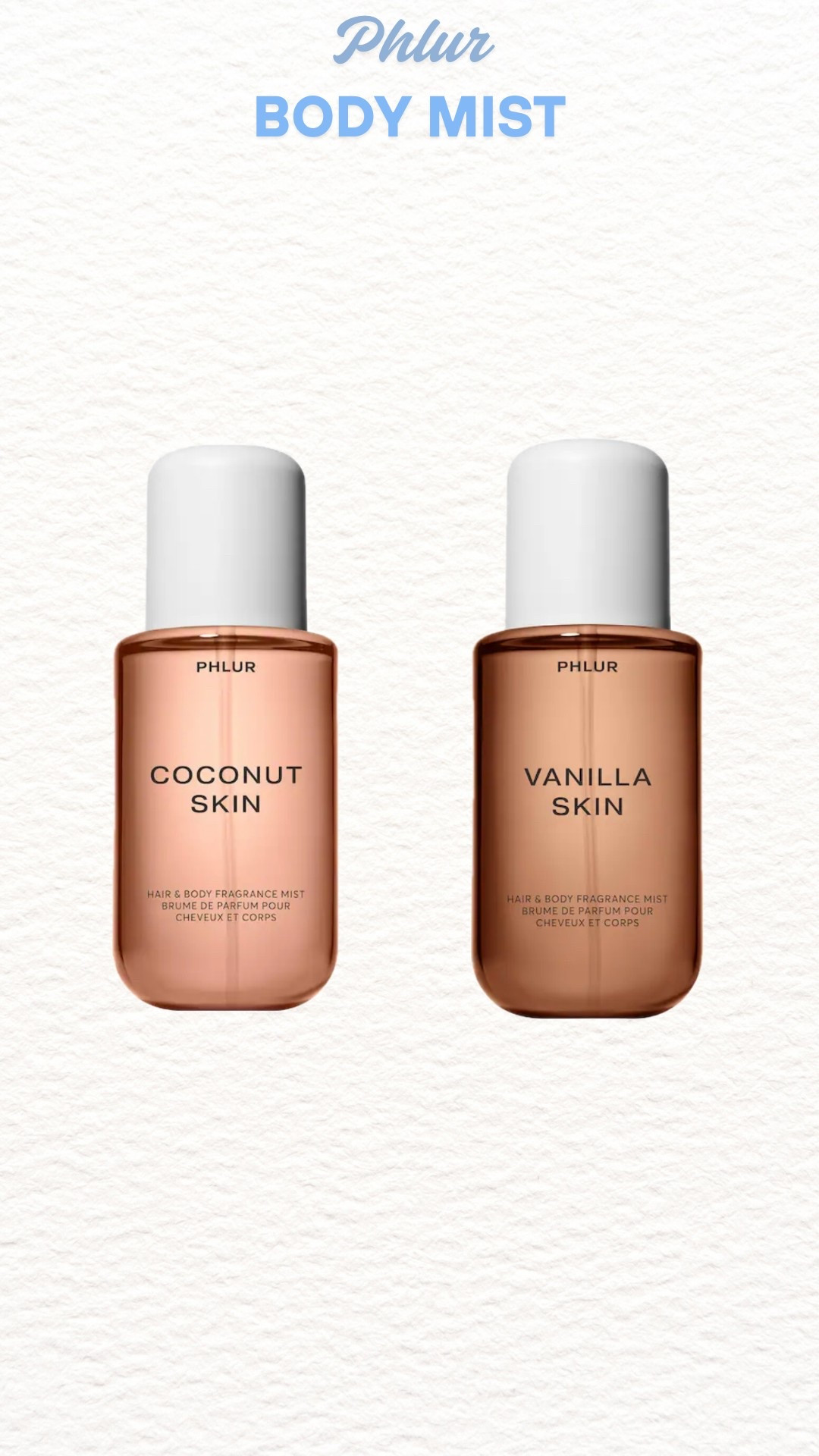 Phlur body mist 

I have the coconut and love it but want to try the vanilla one!