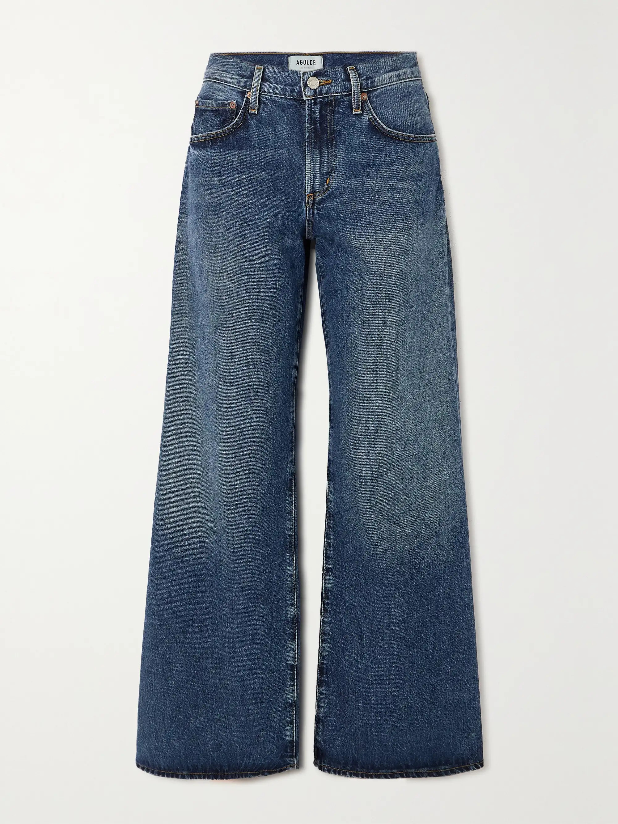 + NET SUSTAIN Clara Baggy low-rise flared organic jeans | NET-A-PORTER APAC