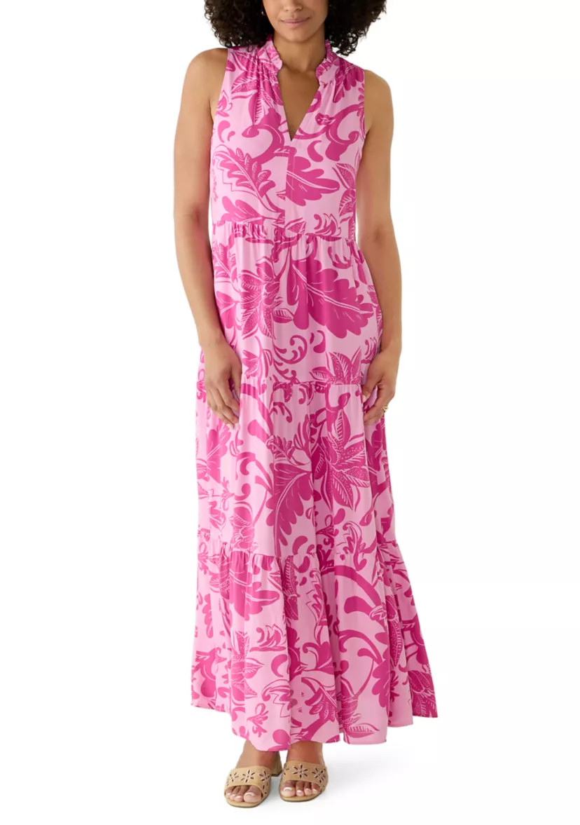 Women's Sleeveless Tiered Floral Dress | Belk