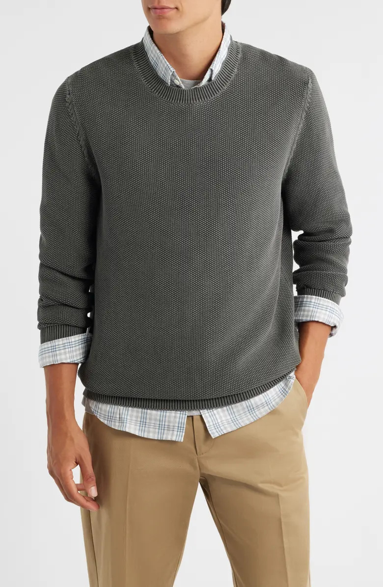 Treasure & Bond Garment Dyed Cotton Sweater | Nordstrom | Nordstrom