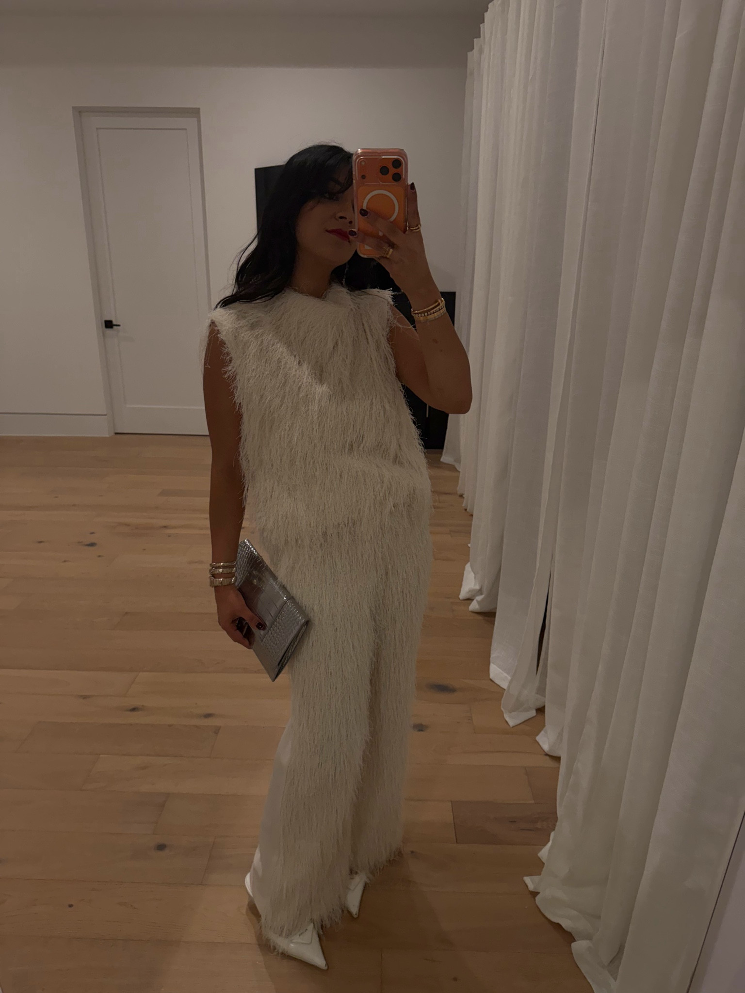 Festive in fringe 

#LTKgrwm #LTKootd #LTKHoliday