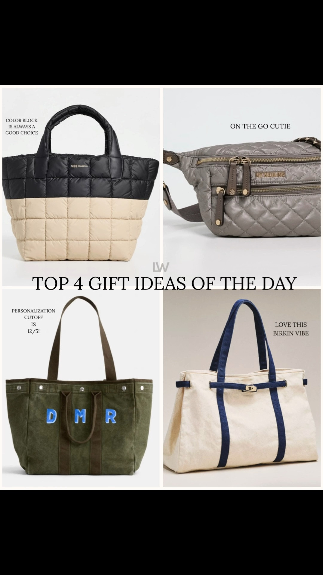 4 great gifting bags with good price points! 