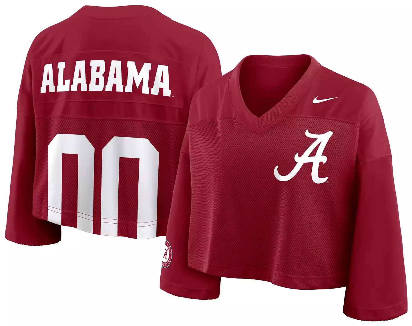 Nike Women's Alabama Crimson Tide Team Crimson Cropped Replica Jersey | DICK'S Sporting Goods