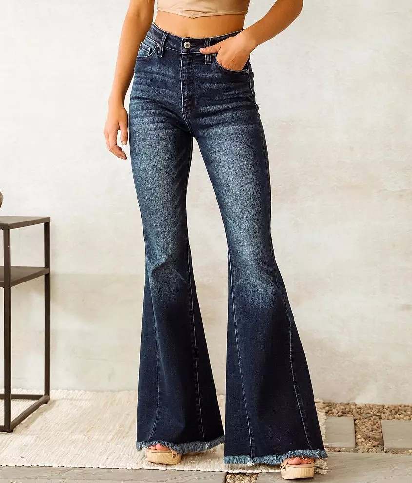 Signature Ultra High Rise Super Flare Jean | Buckle