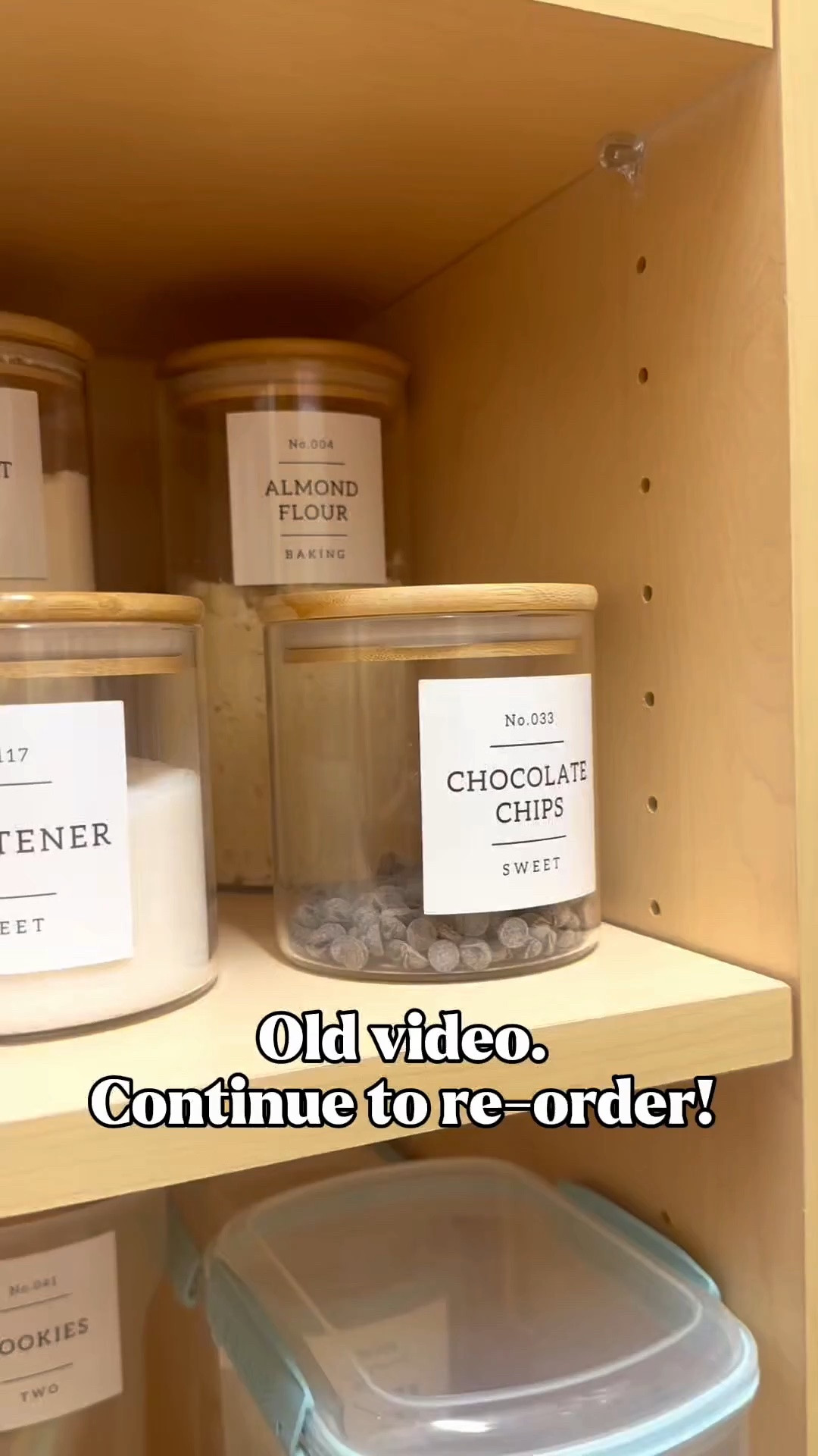 A look into my sister's pantry... I copied and so did many friends!