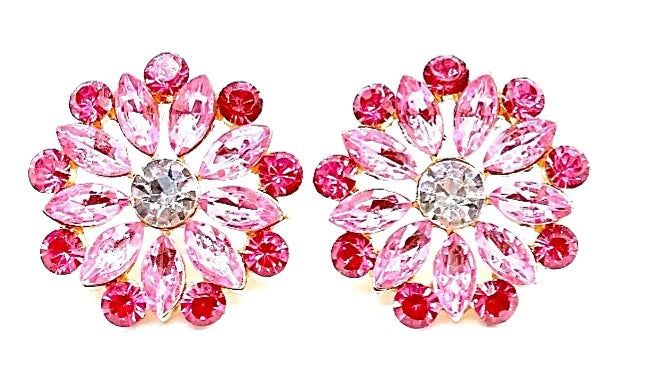Fleur Hot Pink Earrings | Teggy French