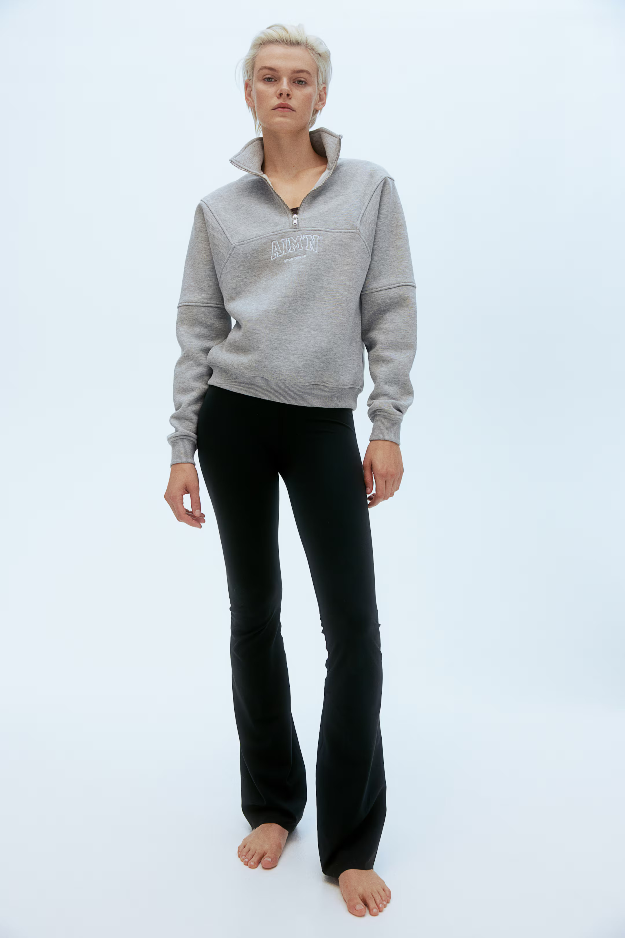 Sense Flare Tights - Hoher Bund - Extra langes Bein - Black - Ladies | H&M AT | H&M (DE, AT, CH, NL, FI)