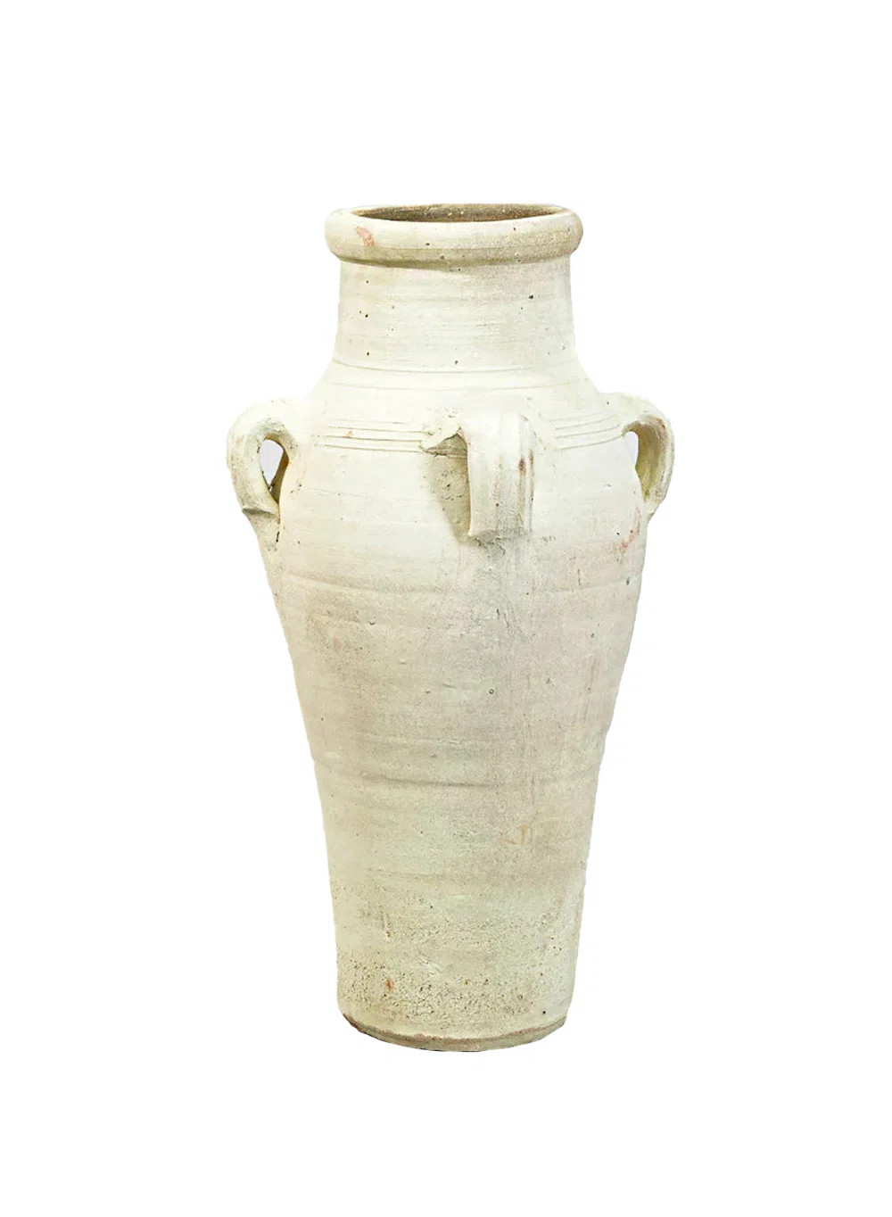 Santorini Four-Handled Clay Floor Vase, Rustic Vintage Clay Pot For Flowers, Greenery, Home, Wedd... | Wayfair North America