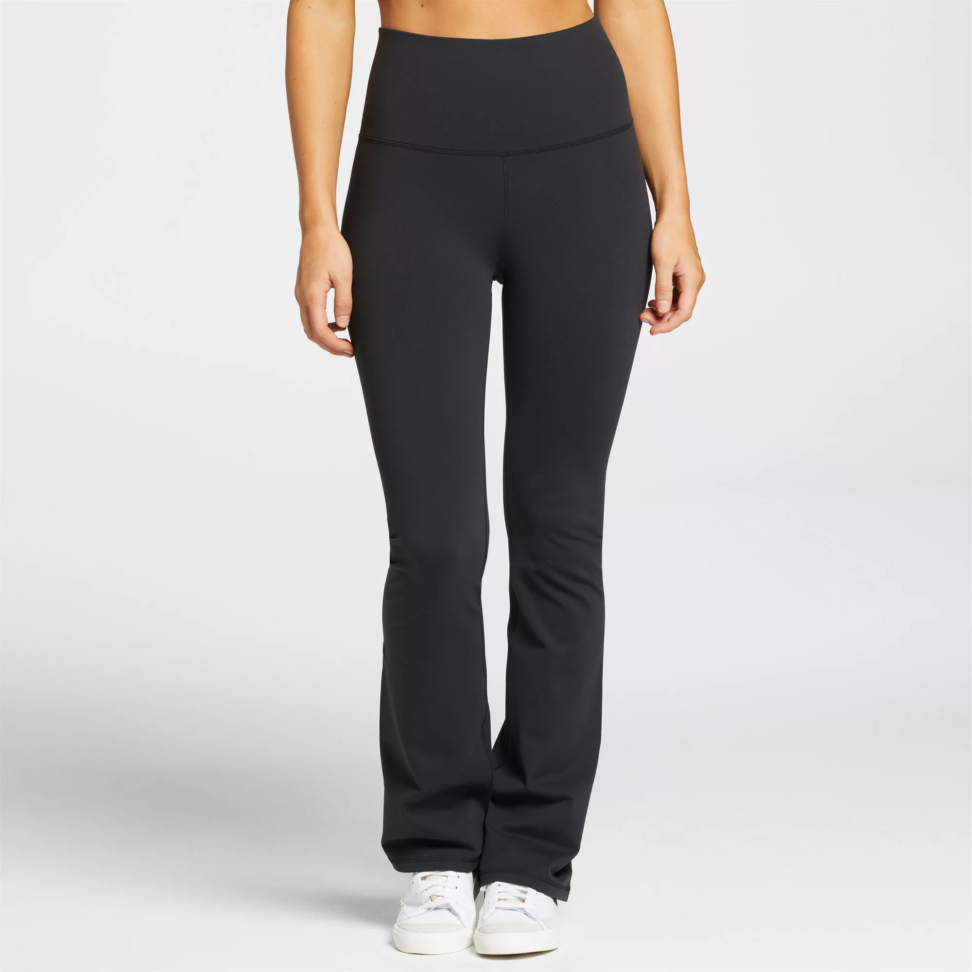 CALIA Women's Core Essentials Flare Pant, 1X, Pure Black | Golf Galaxy