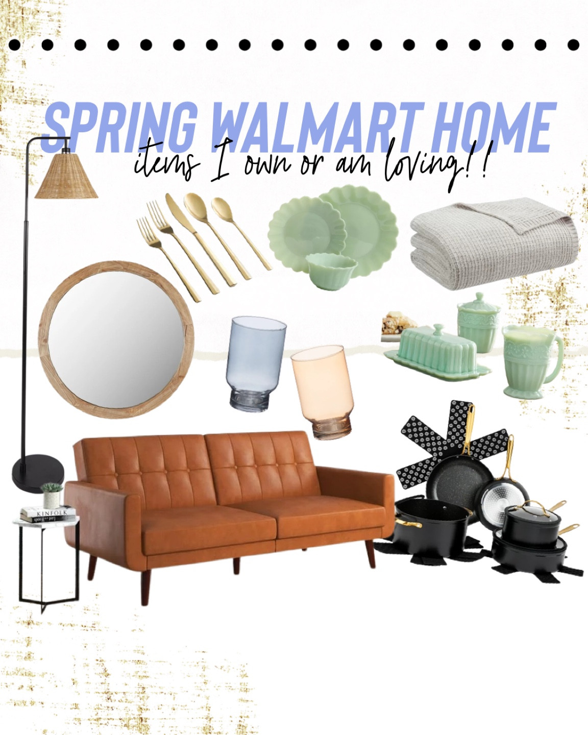WALMART SPRING HOME FINDS! Affordable home decor on a budget! Vintage retro style!

#LTKunder100 #LTKsalealert #LTKhome