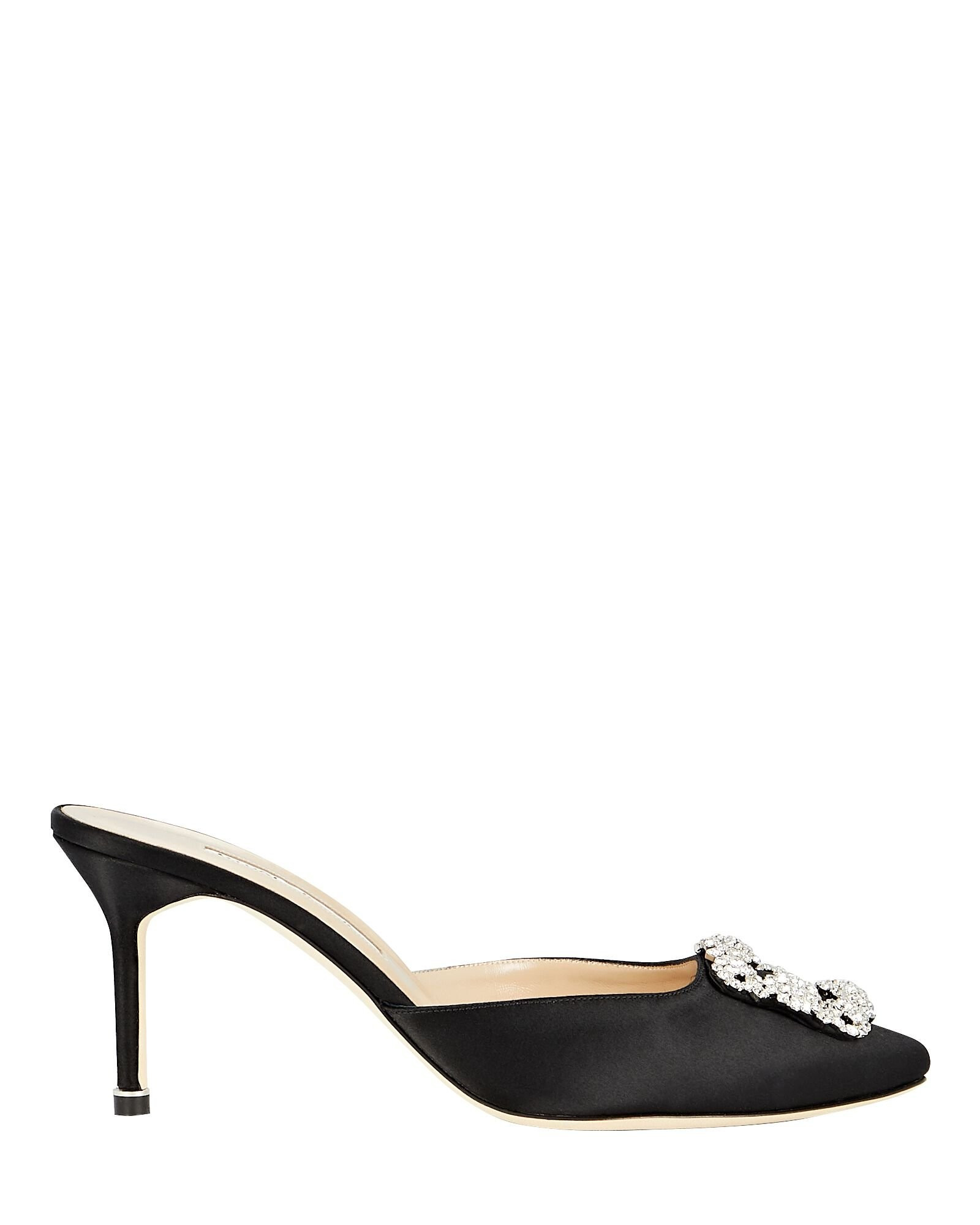 Hangisimu Crystal Satin Mules | INTERMIX
