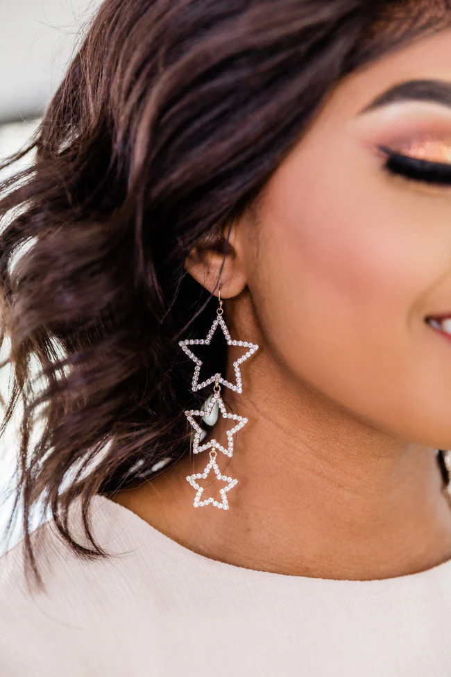 Amazing Nights Star Earrings | The Pink Lily Boutique