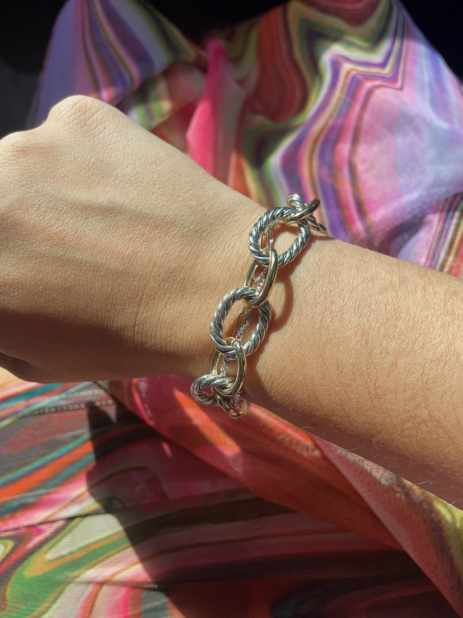 silver + gold chain link bracelet - David Yurman lookalike under $20!!

#LTKunder50 #LTKFind #LTKstyletip