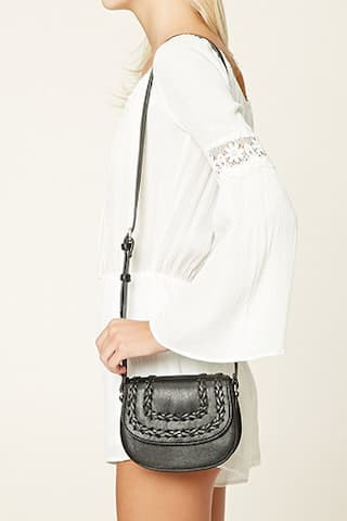Whipstitch Mini Crossbody | Forever 21 (US)
