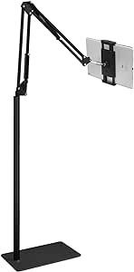 Tablet Floor Stand, Overhead Bed Phone Stand Angle Height Adjustable Holder, Universal Floor Stan... | Amazon (US)