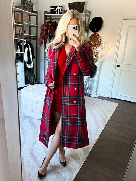 

THANKSMACY30 for 30% off!!! Holiday party. Holiday outfits. Christmas party style. Holiday coat. Red coat. Red plaid jacket 

#LTKparties #LTKSeasonal #LTKHoliday