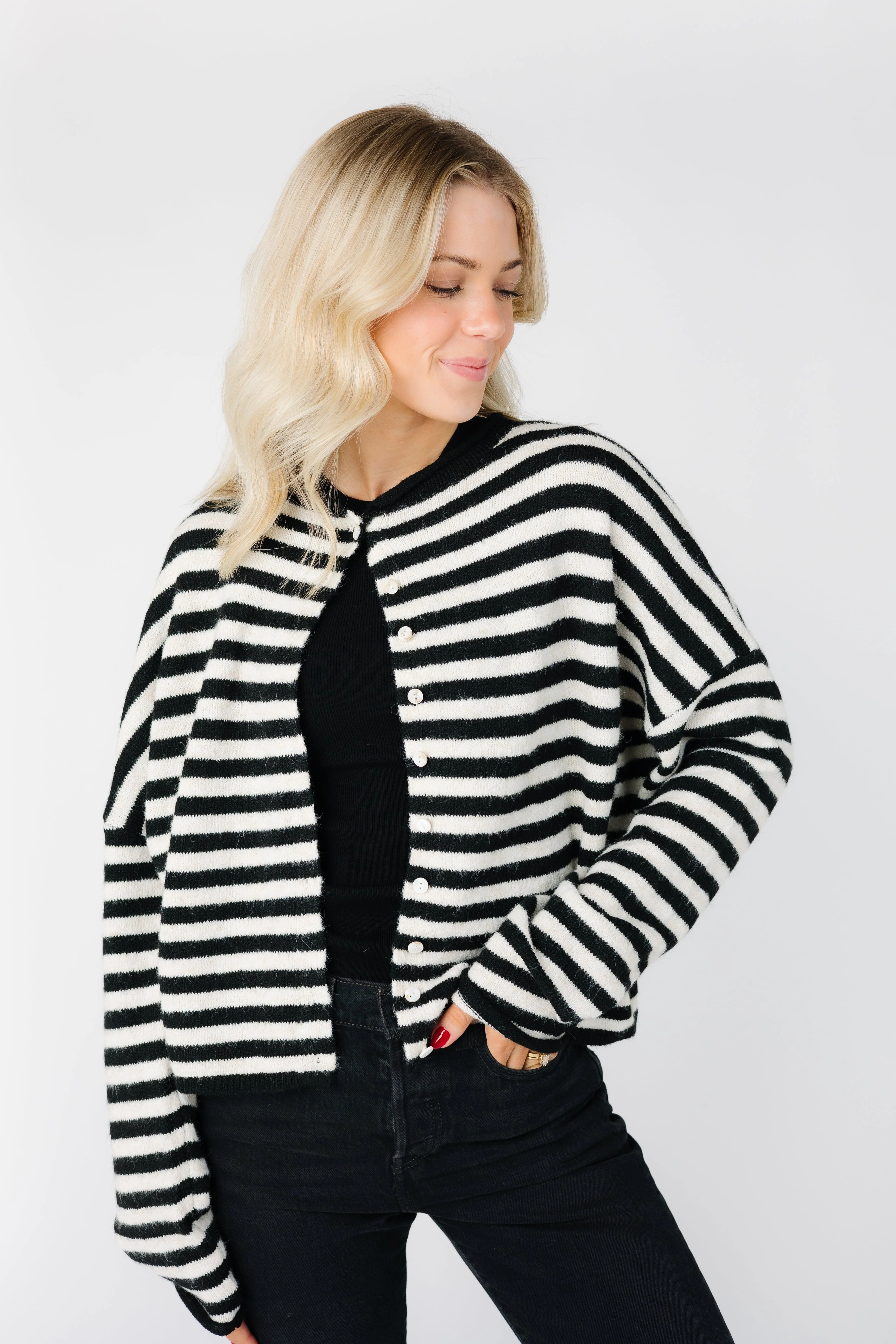 Aria Stripe Cardigan | Called To Surf