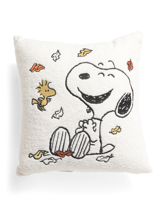 18x18 Fall Leaves Pillow | TJ Maxx