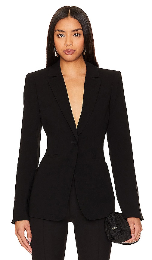 Cinq a Sept Karlie Blazer in Black. - size 10 | Revolve Clothing (Global)