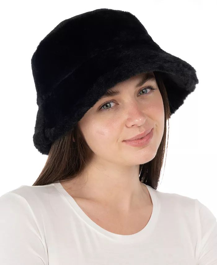 INC International Concepts Faux Fur Fleece-Lined Bucket Hat, Created for Macy's  & Reviews - Cold... | Macys (US)