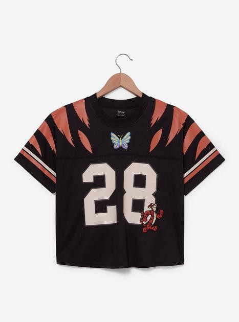 Disney Winnie the Pooh Tigger Striped Women's Cropped Football Jersey — BoxLunch Exclusive | BoxLunch