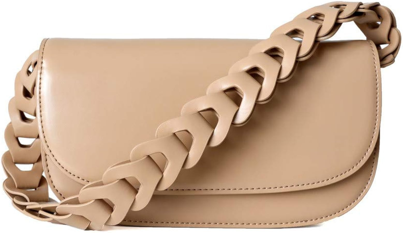 JIUFENG Women's Handbags Cowhide Leather Hollow Weave Shoulder Bag Trendy Underarm Bags | Amazon (US)