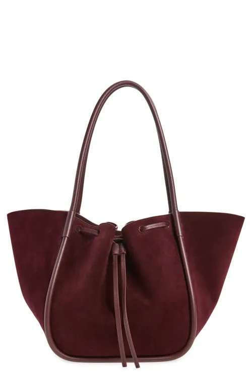 Proenza Schouler Large Ruched Leather Tote in Oxblood at Nordstrom | Nordstrom