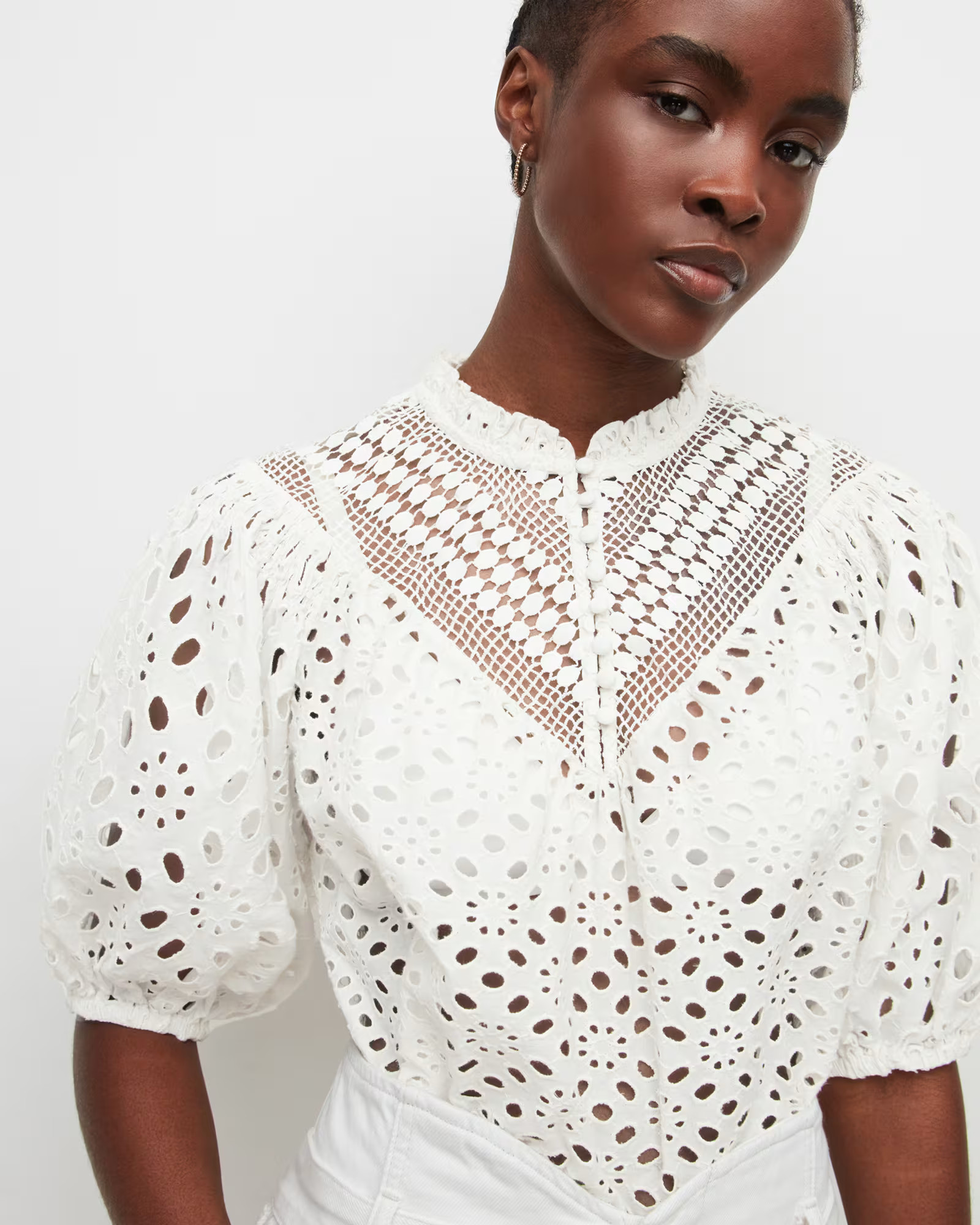 CONSCIOUS
 
Tila Broderie Top


£129.00 | AllSaints UK