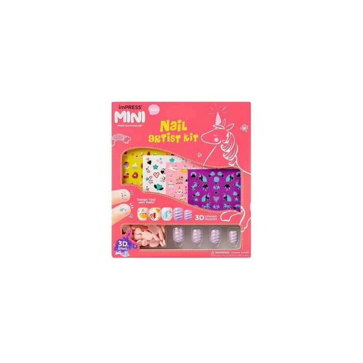 imPRESS Press-On Manicure Mini Kids' Nail Artist Kit - 31ct | Target