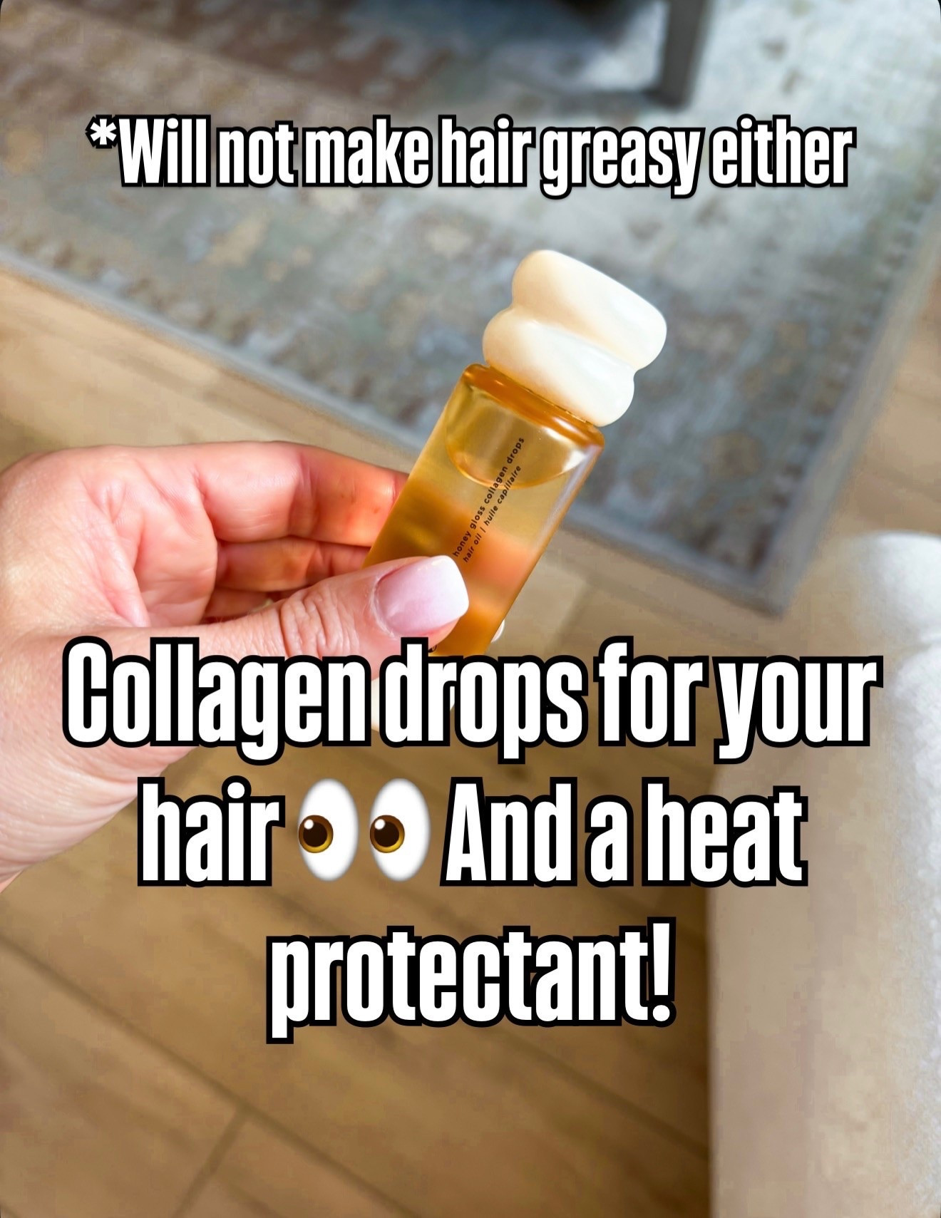 New product alert! These collagen drops are for your hair and also act as a heat protectant! I’ve been using a few drops on the middle-to-ends of my hair before I curl it. These will not make your hair greasy either!

#LTKmorningroutine #LTKselfcare #LTKBeauty