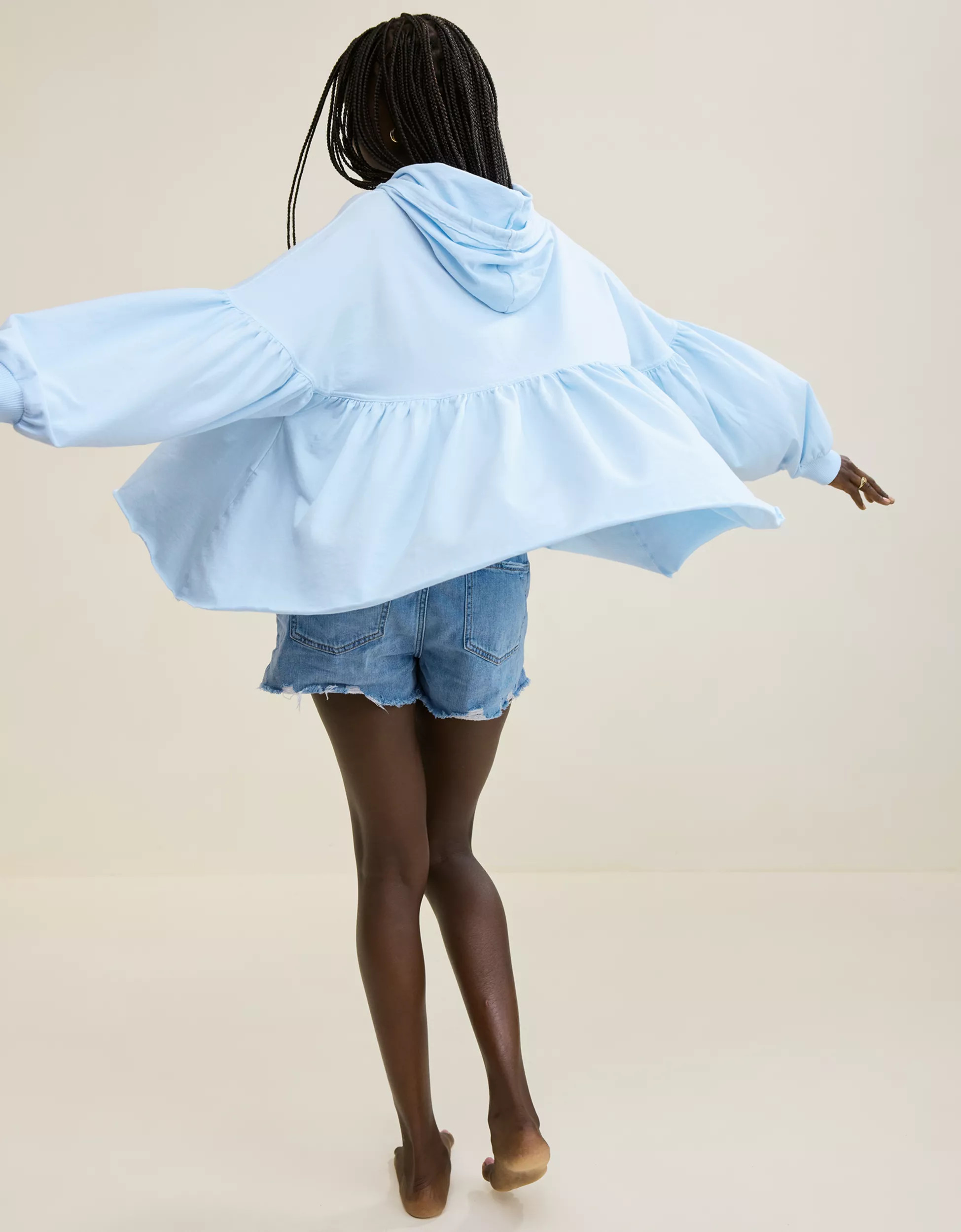 Aerie Peplum Hoodie | American Eagle Outfitters (US & CA)