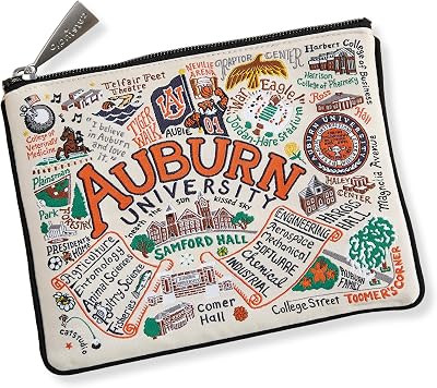 Auburn University Collegiate Zipper Pouch Purse, Makeup Bag | Amazon (US)