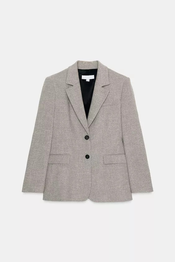 RUSTIC TEXTURED BLAZER | Zara Canada