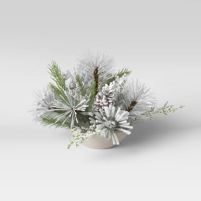Heavy Flocked Arrangement - Threshold™ | Target
