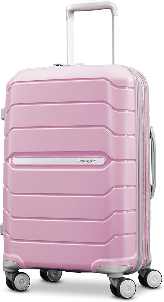 Samsonite Freeform Hardside Expandable with Double Spinner Wheels, Pink Rose, Carry-On 21-Inch | Amazon (US)