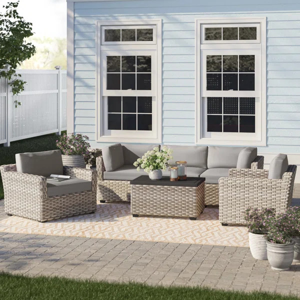 Rochford 5 - Person Seating Group with Cushions | Wayfair North America