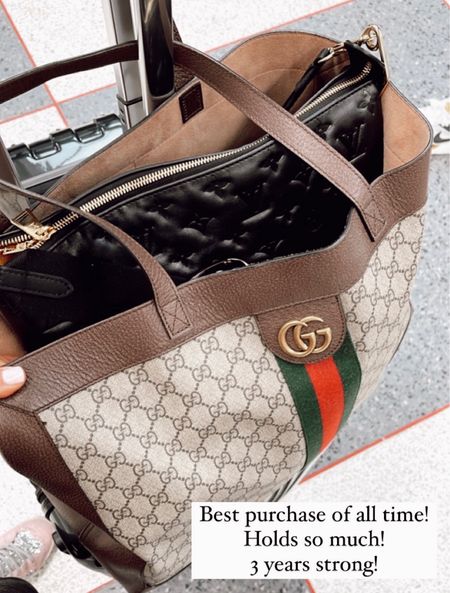 My tote bag! Found in stock! Also linking my purse inside. 

Travel. Tote bag. Designer. 

#LTKtravel #LTKstyletip #LTKitbag