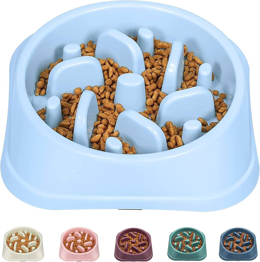 UPSKY Slow Feeder Bowls Anti-Slip Puzzle Interactive Bloat Stop Bowl Anti-Choking Dog Bowl for Sm... | Amazon (US)