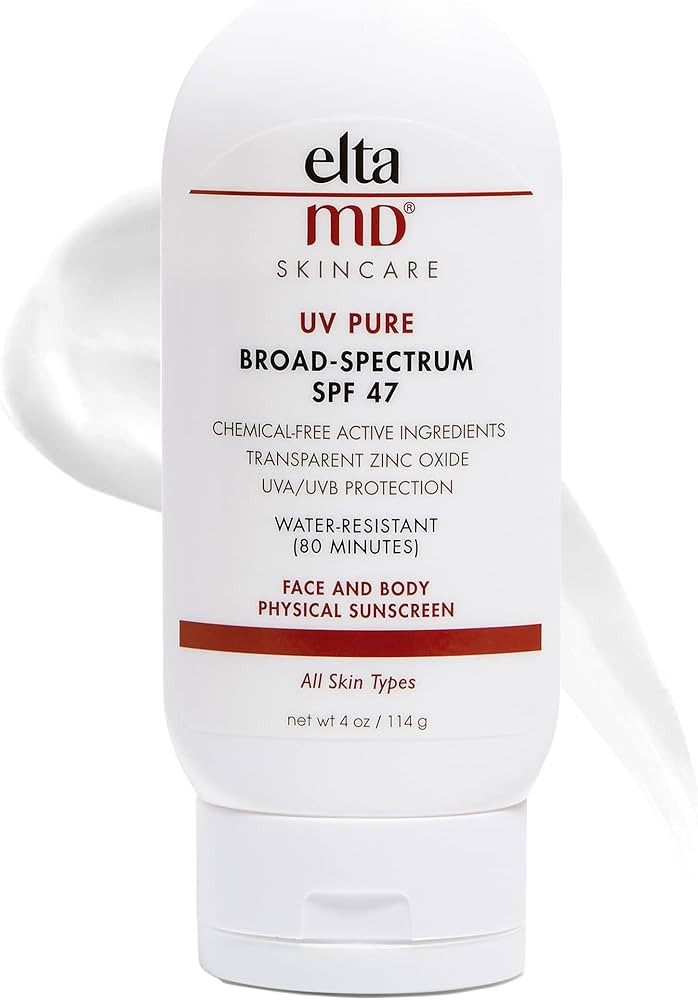 EltaMD UV Pure Kids Sunscreen Lotion, SPF 47 Kids Mineral Sunscreen and Body Sunscreen, Zinc Oxid... | Amazon (US)