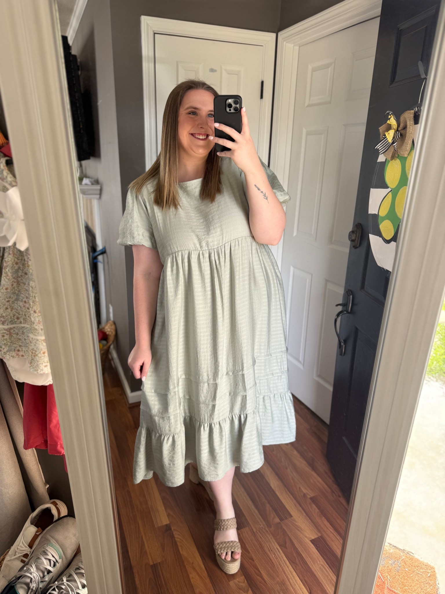 This light and airy dress is perfect for spring, and these woven platform sandals complete the look! So comfy and effortless for any occasion.

#LTKSpringStyle #LTKUnder50

#LTKPlusSize #LTKMidsize #LTKWedding